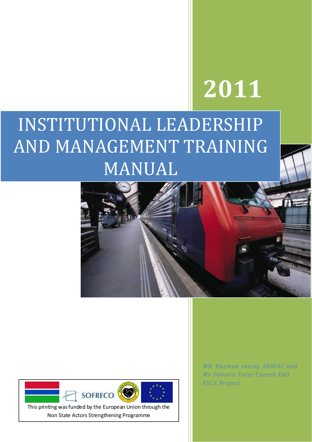 Institutional Leadership And Management