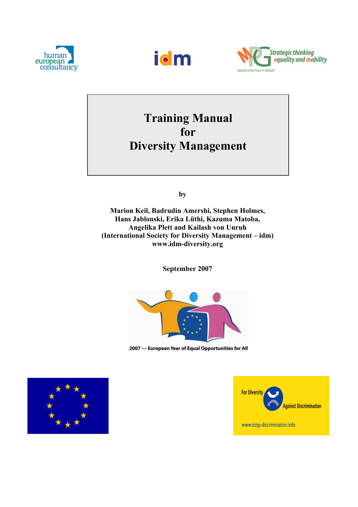 Training Manual Diversity Manual