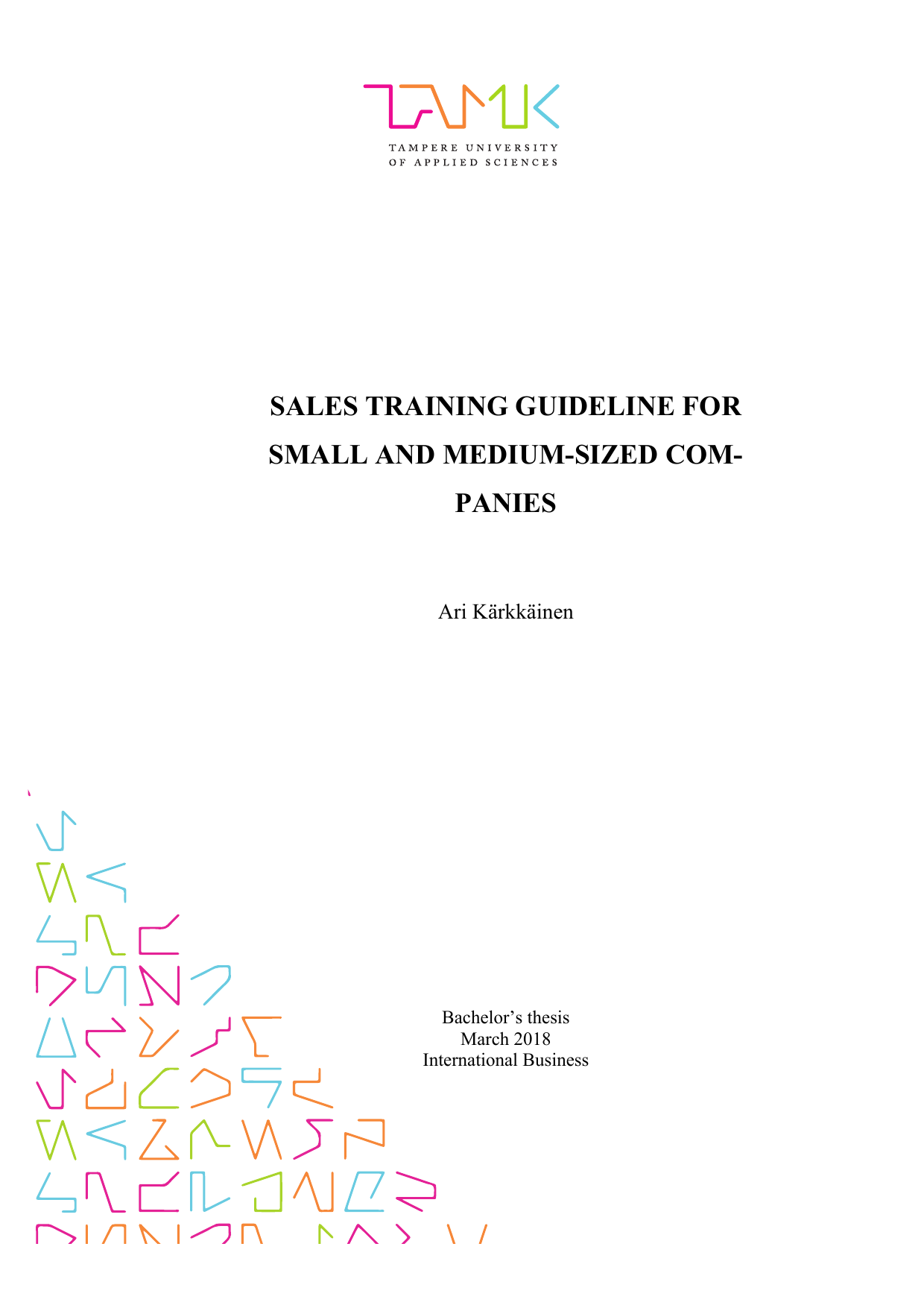 Sales Training Guideline For Small And