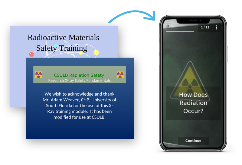 Radiation Training Powerpoint Powerpoint Training PPT Free Download