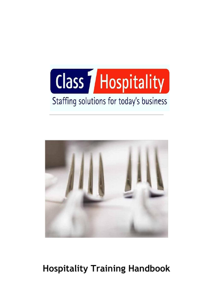 Free Training Manual for Hospitality (And Mobile Microlessons) | EdApp