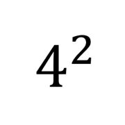 Which of the following exponents is equal to 64?
