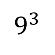 Which of the following exponents is equal to 81?
